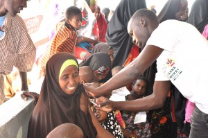 combatir polio en Dadaab (Kenia) Inmunización