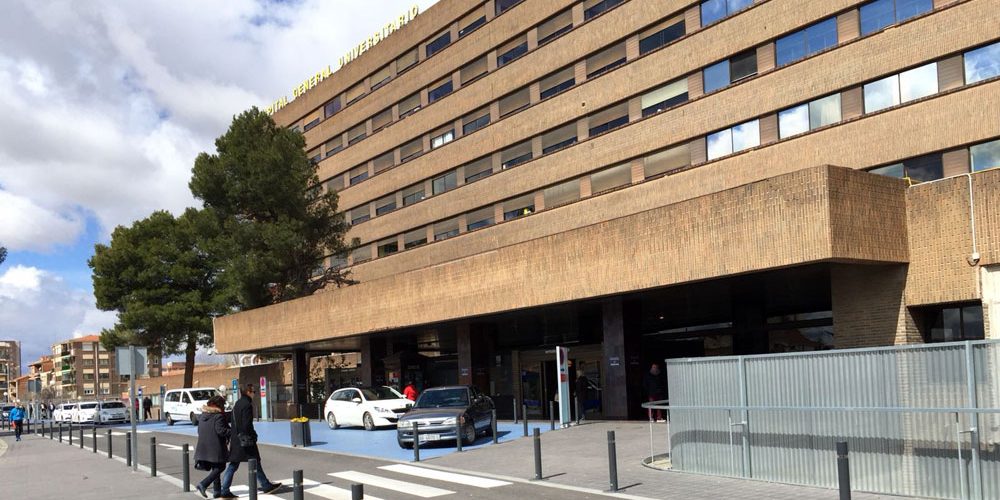 Imagen de la fachada del Hospital General Universitario de Albacete.