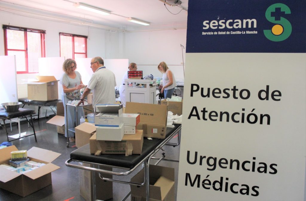 La Feria de Albacete dispondrá, un año más, de un dispositivo sanitario situado en el Colegio Feria-Isabel Bonal, el conocido como PAUM.