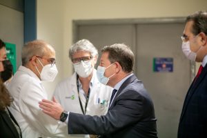 Emiliano García-Page ha visitado hoy la Unidad de Cardiología Intervencionista del Hospital General Universitario de Albacete.